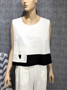 Neslay Linen Modern Top